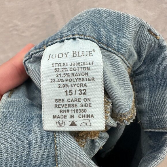 Judy Blue Jeans Womens 15/32 Blue Skinny Fit Pullon Stretch High Rise - Picture 4 of 12